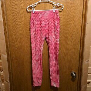 Ookie & Lala high waist stretchy Anti Cellulite‎ Butt Lifting Scrunch Leggings M